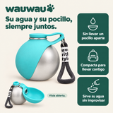 Botella WauWau con pocillo integrado